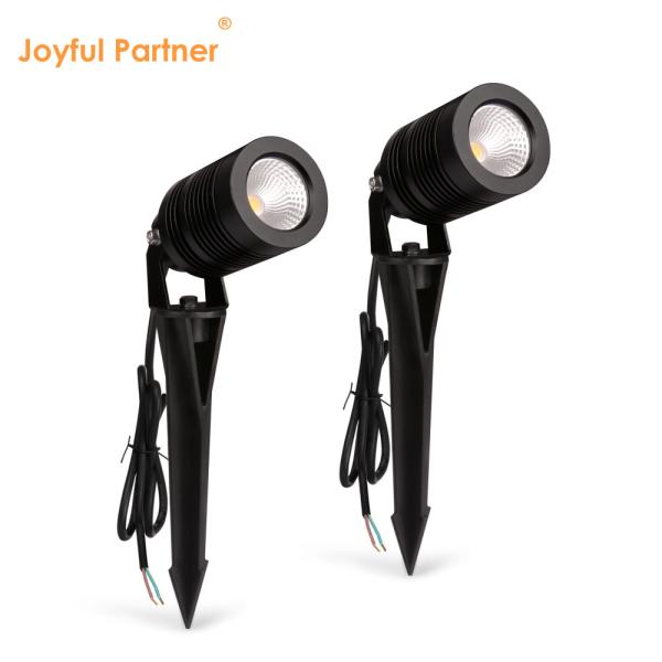 Iluminação de paisagem COB Ajustável 10W 24V ou 100~240VAC Corpo de alumínio RGBW 4in1 para caminho de quintal