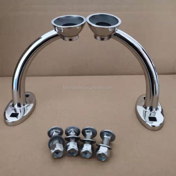 Universal Year Hot Rod Hiboy Headlight Stand in Black or Silver Paint for Universal Mounts Replacement/Restoration Demands