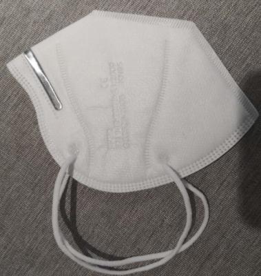 4 máscara não tecida lisa da tela de Earloop da dobra da máscara de poeira da dobra Pm2.5 Kn95