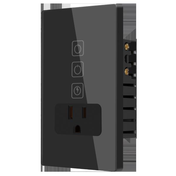 Customized Smart Socket AC110V - 240V 2 Gang Wifi Smart Switch Convenient Power Monitor