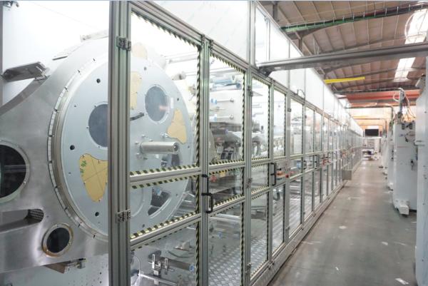 Full Servo 600PPM Baby Diaper Machine With Stacker And Bagger
