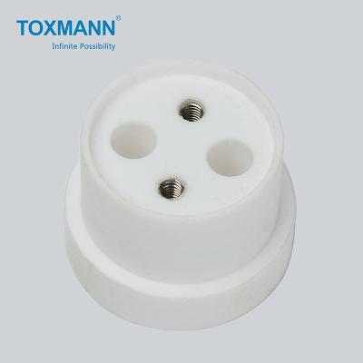 Plastic POM Turned CNC Lathe Machining Parts Insert Threads Burring Surface