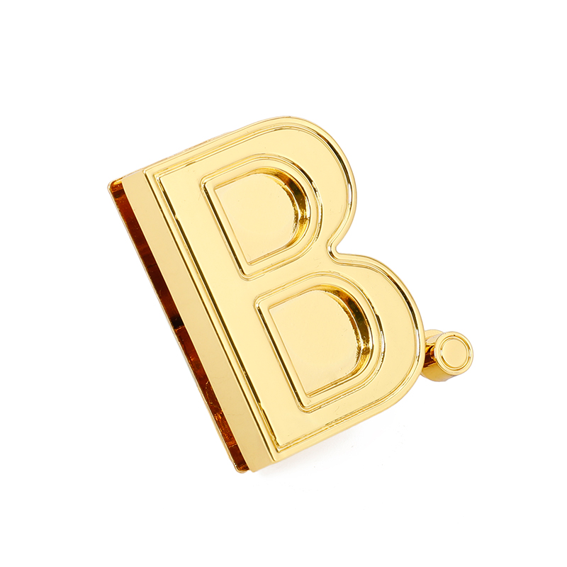 B Letter Handbag Lock For Bag Purse Wallet Hardware Easy To Clean