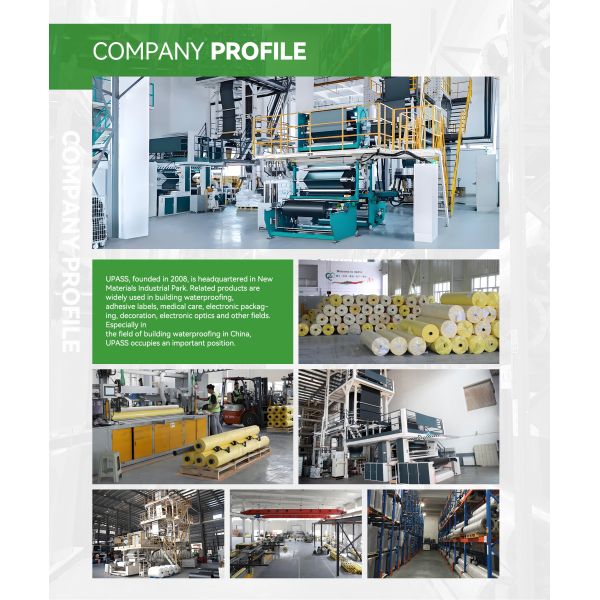 HDPE Cross Laminated Film Plastic Surface Material for Self-Adhesive Polymer Modified Bitumen Waterproof Roofing Membrane