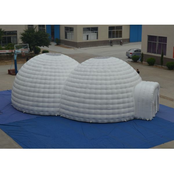 Exhibition Blow Up Tailgate Tent Fire Resistance , Outdoor Games Blow Up Igloo Tent