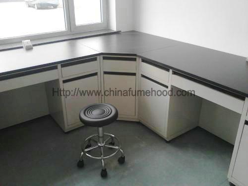 Chemical Resist Laboratory Workbench Furniture Sidebench Electric Supply Optional