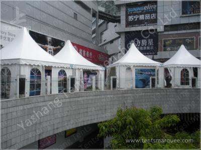 White Square 5X5 M High Peak Tents Booth , High Peak Marquees Eco Friendly