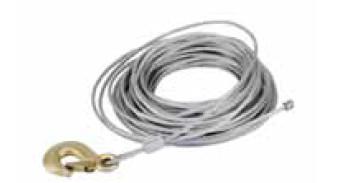 Galvanized Steel 2000lbs Strength 20inch Length Wire Winch Rope Synthetic