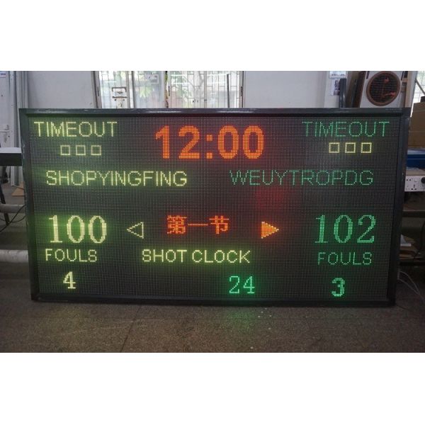 Hotsale! electronic basketball scoreboard led billboard manufacture
