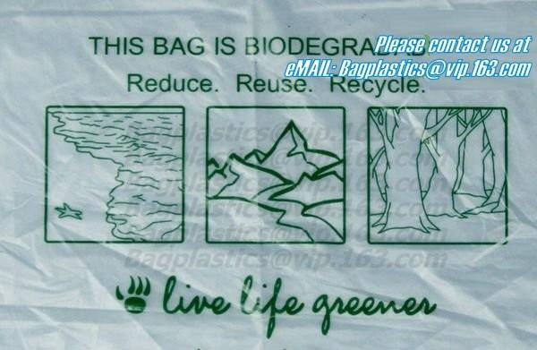 biodegradable shopping plastic bag, Biodegradable Plastic Merchandise Bags, handle plastic corn starch based biodegradab