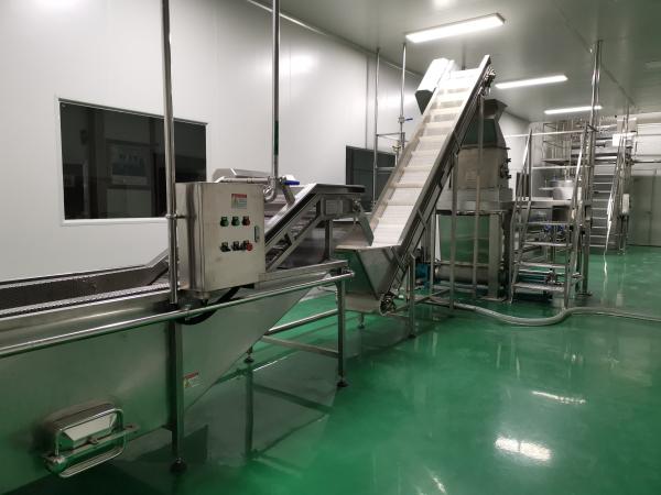 Linha de processamento 200kg do fruto e da manga de paixão pela hora