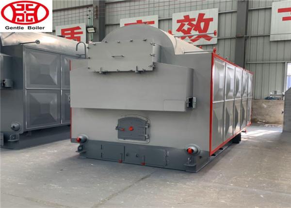 Máquina de madeira horizontal da caldeira de vapor do único cilindro de 2 toneladas para a indústria do pacote