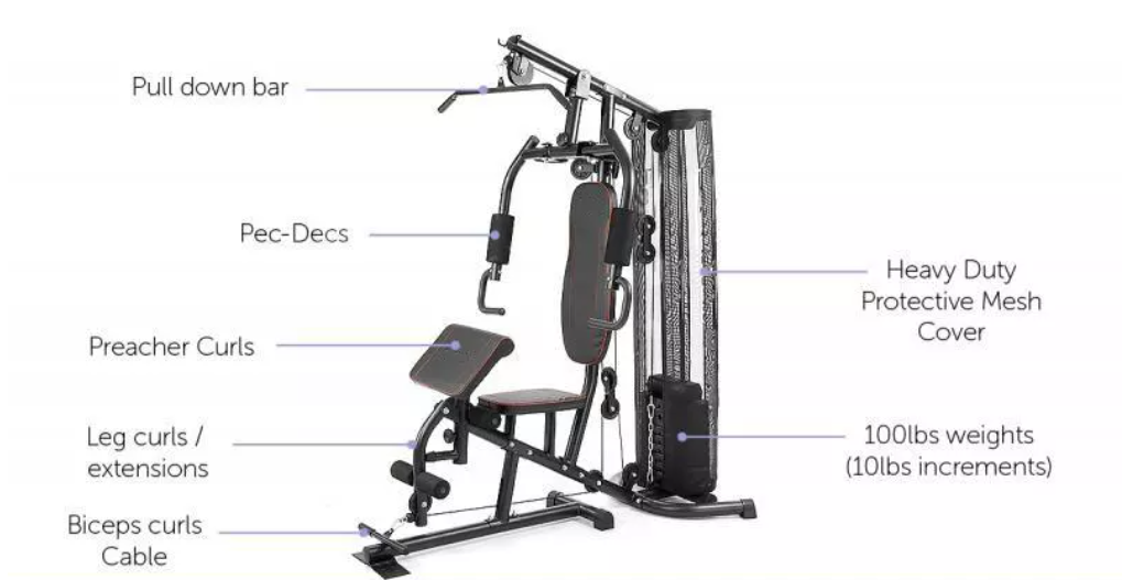 Household Squat Rack Workout Training Equipments Multifunction Smith Machine