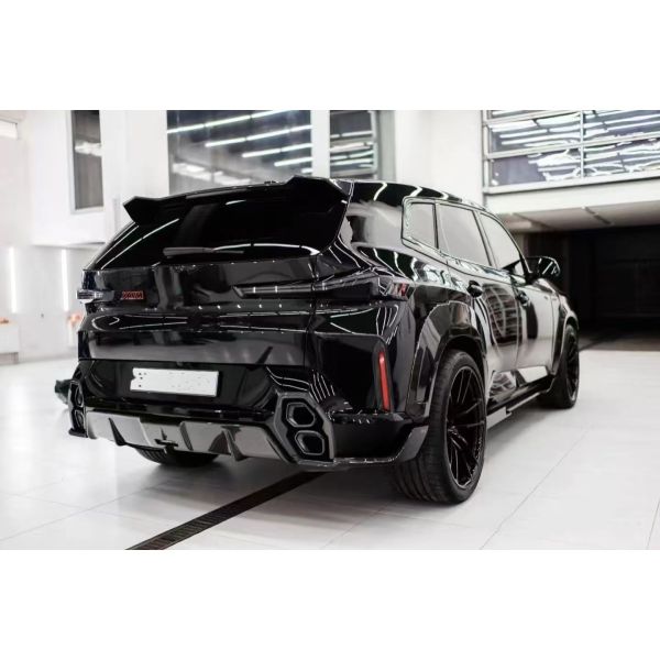 For BMW XM Carbon Fiber Widebody Kit XM Upgrades RNG-style Carbon Fiber Front Lip Diffuser Wheel Arch Spoiler Hood Wide Body