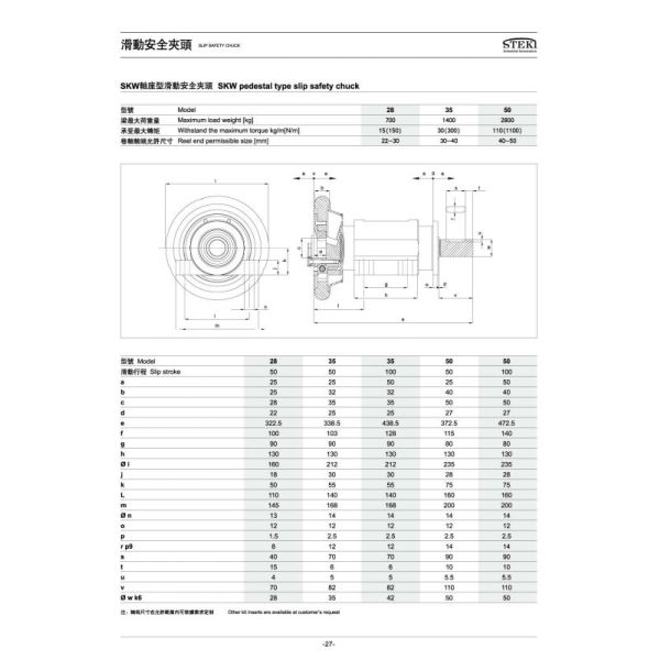 STEKI 2019 Batching Fine-Adjustable SLIP SAFETY CHUCK for Effortless Tire Replacement