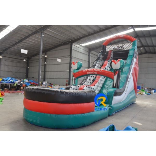 KARRY Unicorn Castle Bounce House Rental Inflatable Dry Combo with Removable Pool