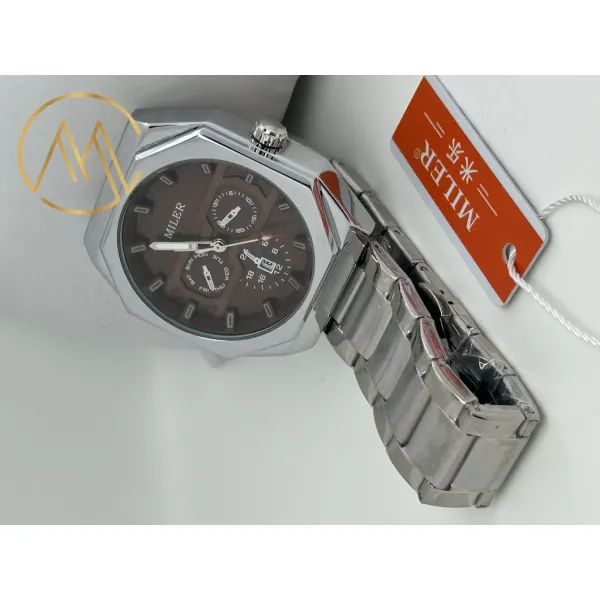 Miler Stainless Steel Quartz Dress Watch 30m Waterproof