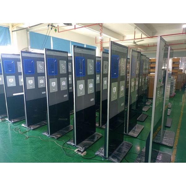 Touch Screen Kiosk Android Windows Optional Digital Standee Kiosk Totem For Bank Office Hospital Medicine Shop 32 43 55 65 Inch