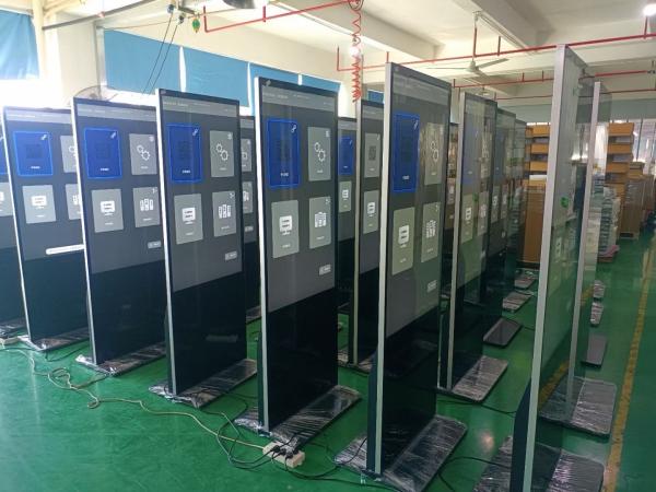 Customization wall floor Touch Screen Kiosk with LCD Display Capacitor 32 43 49 Inch Totem For advertising media player