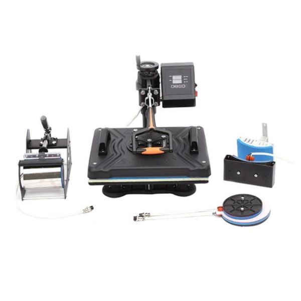 Real Plate 29x38Cm 5 In 1 Mug Heat Press Machine For T-Shirt