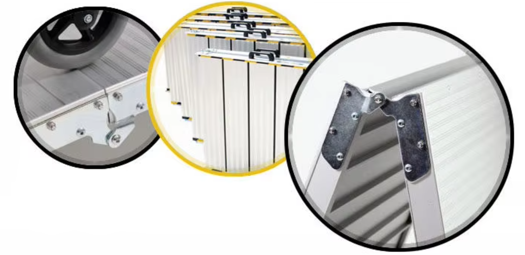 Ноги Портативный Алюминиевый Сплав складной настройки регулируемый мотоцикл ходьба электрический коляска рампа для автомобиля