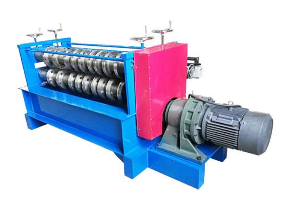 A máquina de corte de aço da cor azul, 9 lâminas cobre o peso de corte 1000KG da máquina