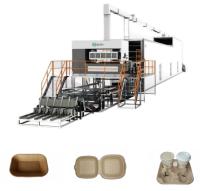 Máquina de moldagem de bandejas de papel industrial de celulose Máquina de fabricação de embalagens alimentares