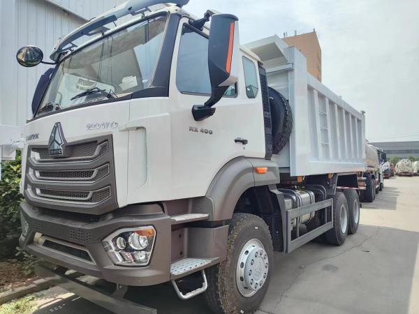 High Horsepower 400HP HOWO White Tipper Dump Truck LHD 6×4 10 Wheels
