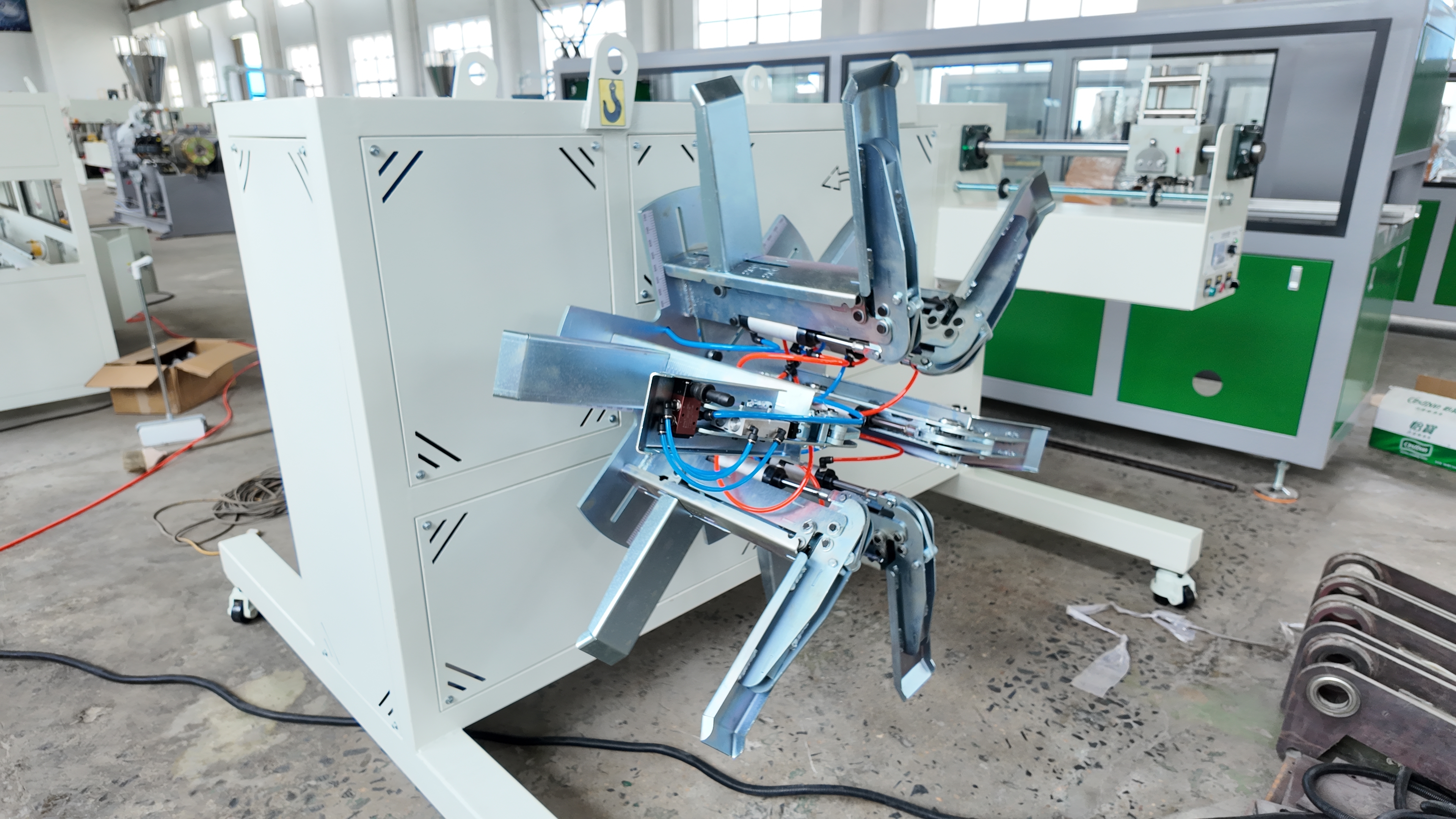 High Performance Semi Automatic Pipe Coiler with PLC HMI System