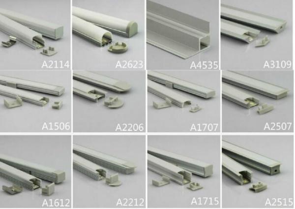 U type Corner Led aluminum extrusion profiles led profiles made from shenzhen with 1/2/3 meter length
