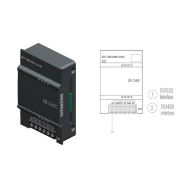 SIMATIC S7-200 SMART CM 01 RS485 9-pole D-sub pin supports Freeport 6ES72885CM010AA0