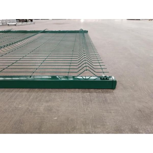 Панели загородки металла декоративной высоты Dia 2m 5mm зеленые покрашенные изогнутые