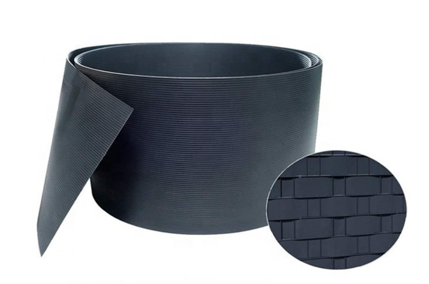 RAL7016 13mm Hard PVC Strip Screen Garden Fence Vinyl Privacy Fence Tape