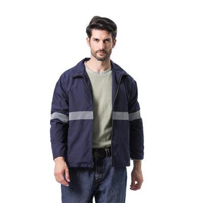 revestimento de um inverno de 3 1 francos da sarja com fita reflexiva EN11611 Aramid 3A