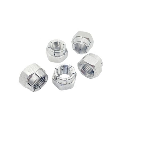 100% Inspection Before Shipment Custom Machining Stainless Steel Flexloc Top Lock Nuts for Heavy Vibration