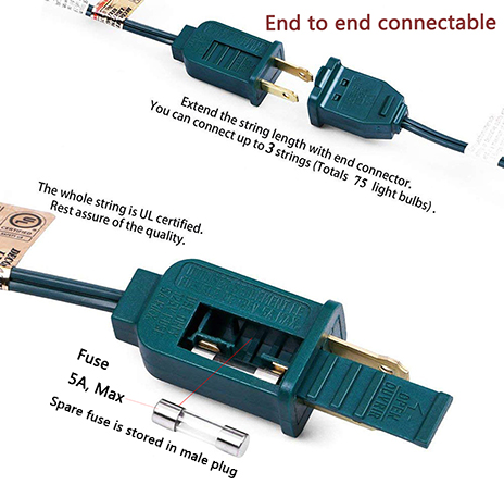 света рождества К7 цвета 25фт Мулти Ип44 для свадьбы партии праздника