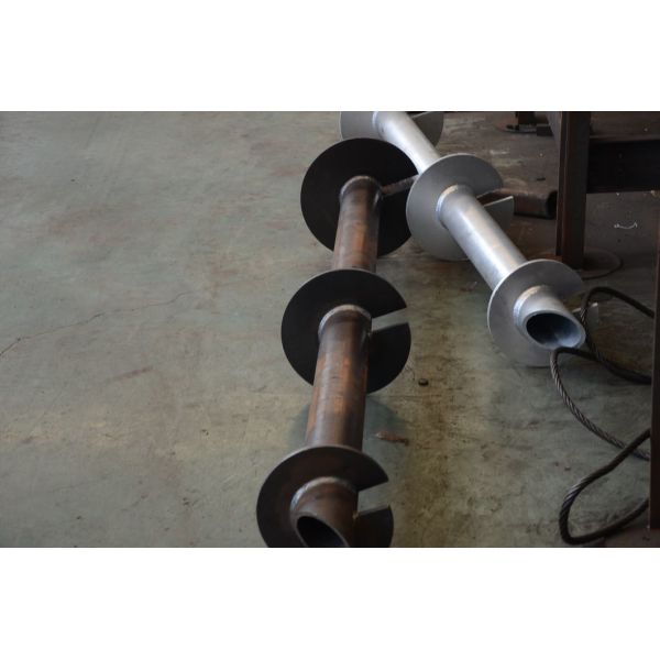 Metal Helical Ground Anchors Galvanized Steel Anchor Bolt Helix Ground Screws
