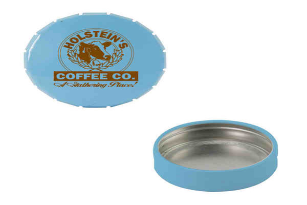 Holiday Cookie Tin Box / Small Metal Round Cookie Box/Food Grade Round Cookie Tin
