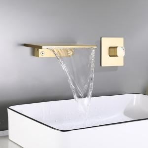 Bathtub Sink Wide Waterfall Spout Bathroom Faucet Wall Mount OEM