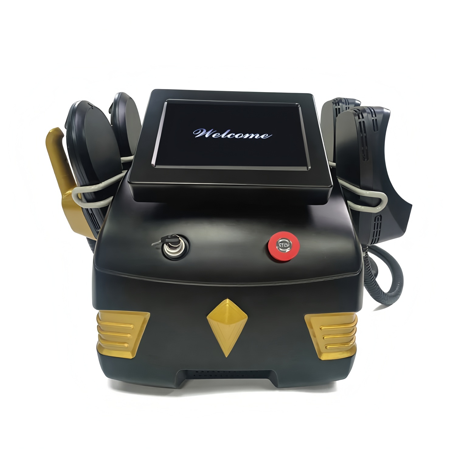 4 Handles Non-Invasive 13 Tesla EMS Muscle Building Machine 4000W Body Sculpting