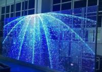 Ecrã LED exterior transparente ultrafino e leve para uso em paredes de cortina de vidro
