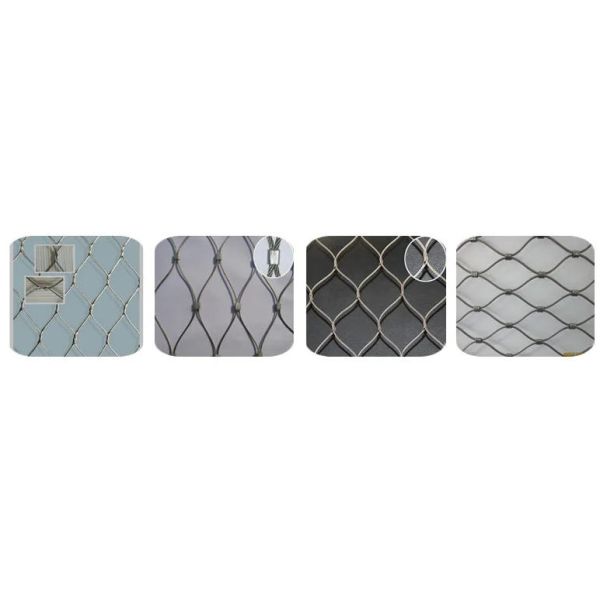 Iron Wire Cable Net Ferrule Flexible Stainless Steel Rope Mesh