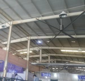 Large 1.5kw Motor 60RPM Industrial Warehouse Fans