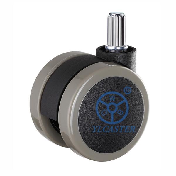os rodízios gêmeos M11x21mm do giro da roda introduzem rodízios da haste para cadeiras do escritório