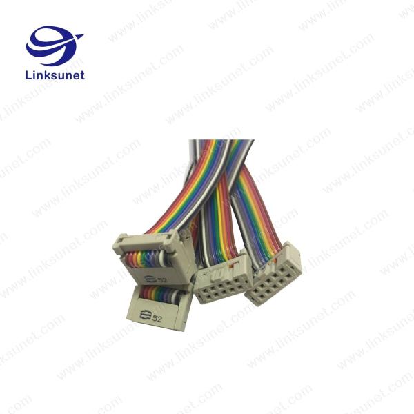 3M C3811 / 26SF add HRS FX2B-52SA-1 , 10 way 2.54mm pitch , right angle mother IDC Connector Termial Harnes / Matiel PA6