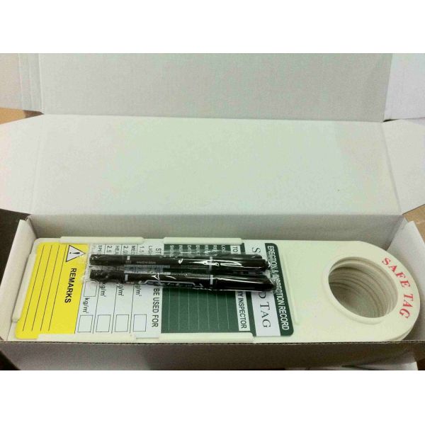 Building Site Scaffolding Safety Tags Holder , Plastic Warning Signs Holder