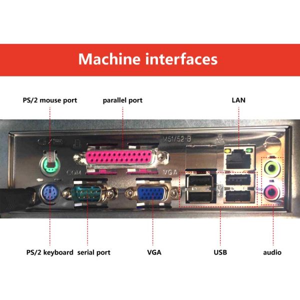 15-дюймовый POS-машина для мясных продуктов, продуктовых магазинов и магазинов красоты SSD 32GB / 64GB / 128GB / 256GB