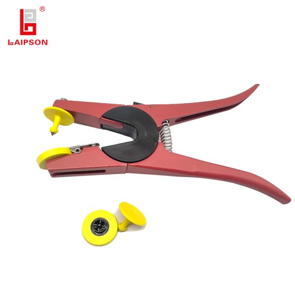 Laipson Factory TPU Round 134.2Khz RFID HDX Animal Ear Tag For Cattle Sheep Pig Farm