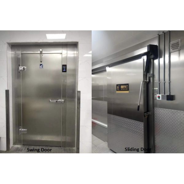 Подгонянный холодильный агрегат 42KG/M3 холодной комнаты 4*8*2.6M изогнул комнаты угла коммерчески холодные