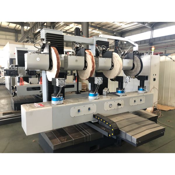 High Efficiency Automatic Metal Polishing Mahicne Easy Operation Buffing Equipment
